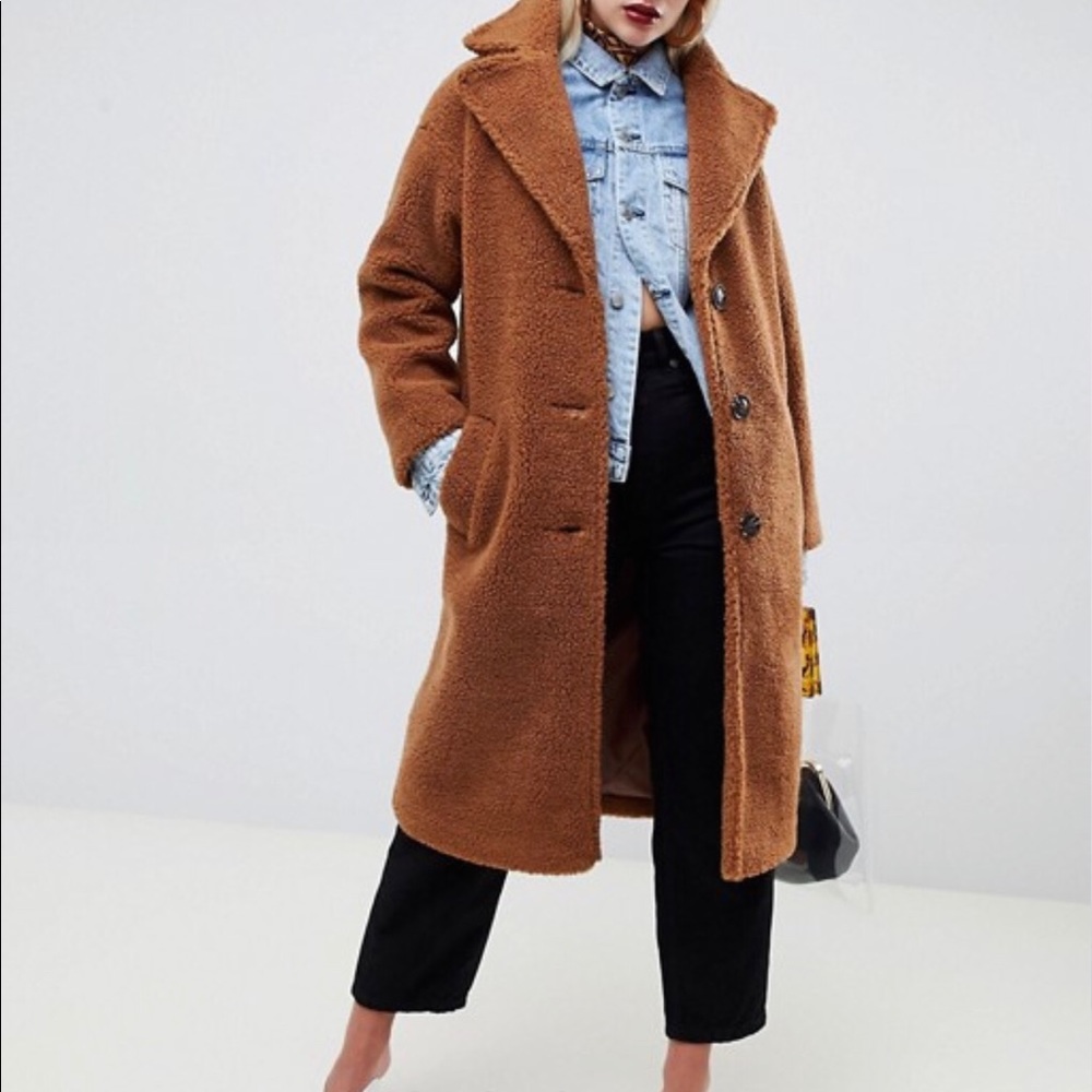 ASOS design teddy bear jacket